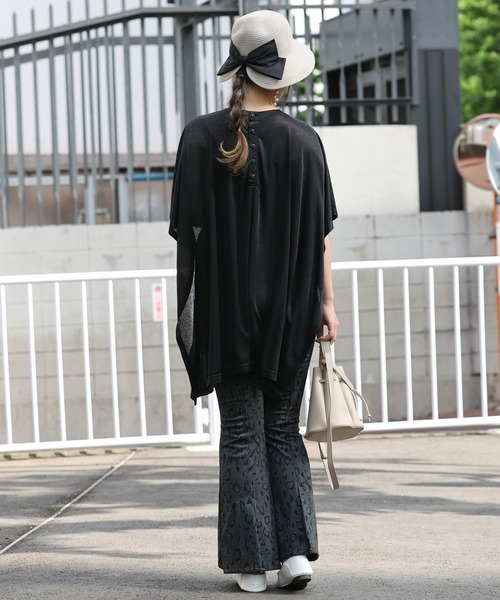 ARCANUM DESIGN（アルカナムデザイン）の「ARL ビッグリボンポケッタブルハット（ハット・レディース・ブラック/ライトグレー/ベージュ・FREE）」の5枚目の写真