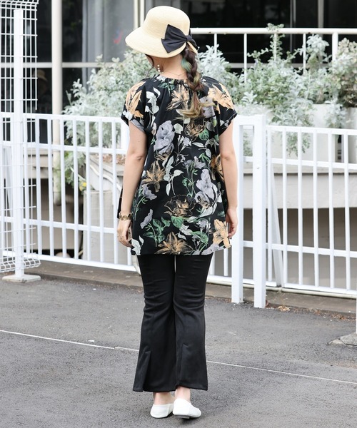 ARCANUM DESIGN（アルカナムデザイン）の「ARL ビッグリボンポケッタブルハット（ハット・レディース・ブラック/ライトグレー/ベージュ・FREE）」の8枚目の写真