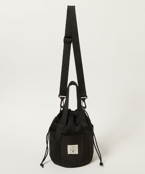 BILLABONG（ビラボン）の「BILLABONG レディース SHOULDER BAG バッグ 【2021年夏モデル】/ビラボンきんちゃくショルダーバック2way（ショルダーバッグ・レディース・ブラック/ベージュ/ラベンダー・FREE）」の10枚目の写真