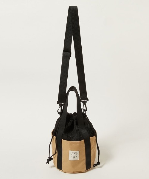 BILLABONG（ビラボン）の「BILLABONG レディース SHOULDER BAG バッグ 【2021年夏モデル】/ビラボンきんちゃくショルダーバック2way（ショルダーバッグ・レディース・ブラック/ベージュ/ラベンダー・FREE）」の19枚目の写真