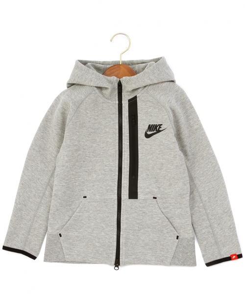 green label relaxing(グリーンレーベルリラクシング)の「【JUNIOR】NIKEテックフリースジップフーディ(パーカー・キッズ・グレー・130/140/150)」の1枚目の写真