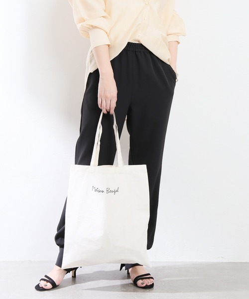 La TOTALITE(ラトータリテ)の「【MAISON BENGAL/メゾンベンガル】 ECO BAG(トートバッグ・レディース・ホワイト/ブラック/ベージュ・FREE)」の20枚目の写真