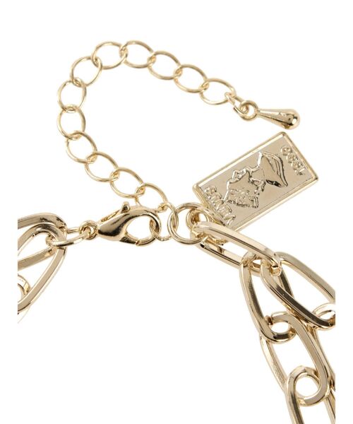 EVRIS（エヴリス）の「DOUBLE CHAIN ブレスレット（ブレスレット・レディース・シルバー/ゴールド・FREE）」の4枚目の写真