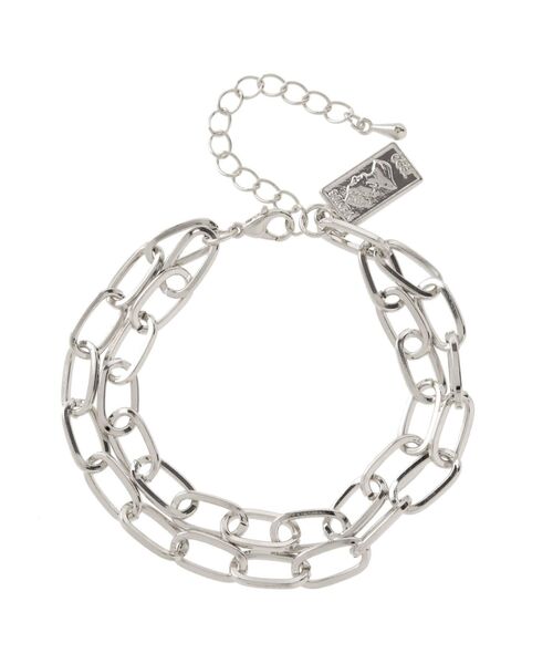 EVRIS（エヴリス）の「DOUBLE CHAIN ブレスレット（ブレスレット・レディース・シルバー/ゴールド・FREE）」の8枚目の写真