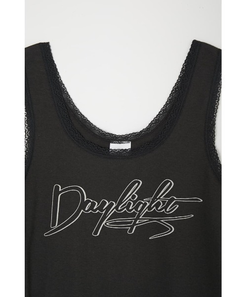 MOUSSY（マウジー）の「DAYLIGHT LACY CAMI トップス（タンクトップ・レディース・アイボリー/ブルー/ライトブラック・FREE）」の14枚目の写真