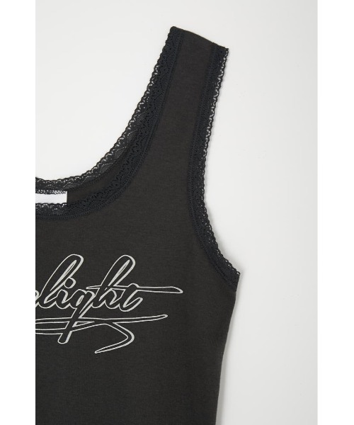 MOUSSY（マウジー）の「DAYLIGHT LACY CAMI トップス（タンクトップ・レディース・アイボリー/ブルー/ライトブラック・FREE）」の13枚目の写真