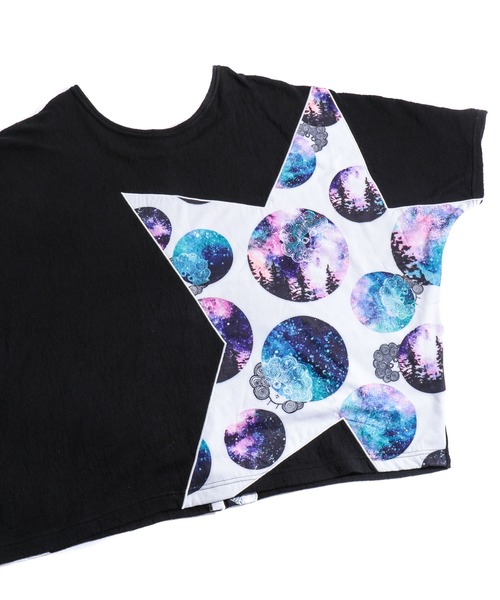 ScoLar（スカラー）の「星柄2WAYスカラージャガードカーディガン（カーディガン/ボレロ・レディース・オフホワイト/ベージュ/ブラック・M）」の17枚目の写真