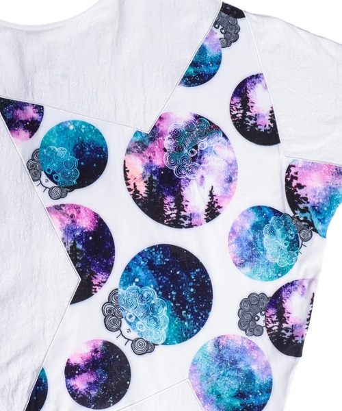 ScoLar（スカラー）の「星柄2WAYスカラージャガードカーディガン（カーディガン/ボレロ・レディース・オフホワイト/ベージュ/ブラック・M）」の20枚目の写真