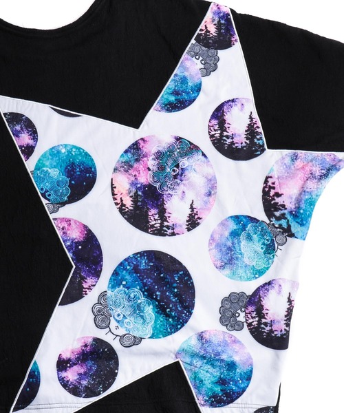 ScoLar（スカラー）の「星柄2WAYスカラージャガードカーディガン（カーディガン/ボレロ・レディース・オフホワイト/ベージュ/ブラック・M）」の21枚目の写真