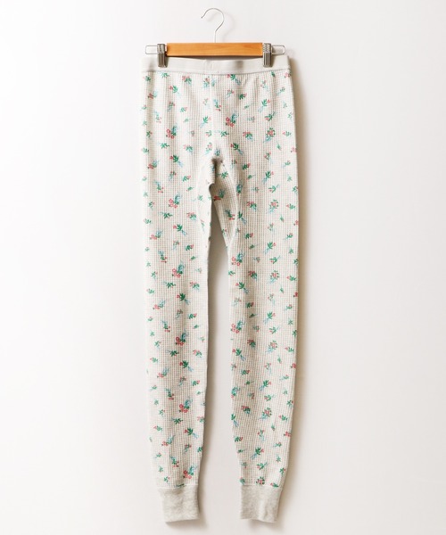 JEMORGAN(ジェーイーモーガン)の「JEMORGAN ワッフルブーケ柄レギンス(パック入)(レギンス/スパッツ・レディース・ホワイト/杢グレー・FREE)」の9枚目の写真