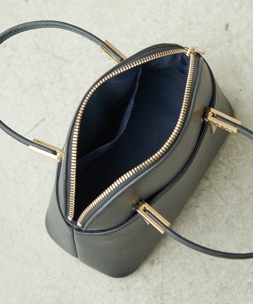 ROPE' PICNIC（ロペピクニック）の「【軽量】レクタンメタルミニラウンドボストン＆ショルダーバッグ（ショルダーバッグ・レディース・ブラック/キャメル/ベージュ系その他/イエロー/レッド系その他2/ライトグリーン/ダークブラウン・FREE）」の18枚目の写真