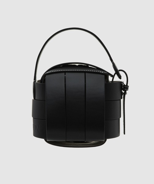 JW ANDERSON ジェイダブリュアンダーソン 編み込み トートバッグ 灰黒 JW ANDERSON ジェイダブリュアンダーソン 編み込み トートバッグ 灰黒