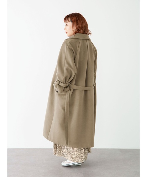 SLURR（スラ―）の「【大きいサイズ】4wayステンカラーコート