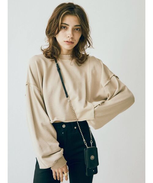 EVRIS（エヴリス）の「ボールチェーンiPhone12/12Proケース（スマホケース/カバー・レディース・ブラック/ブラウン・FREE）」の9枚目の写真