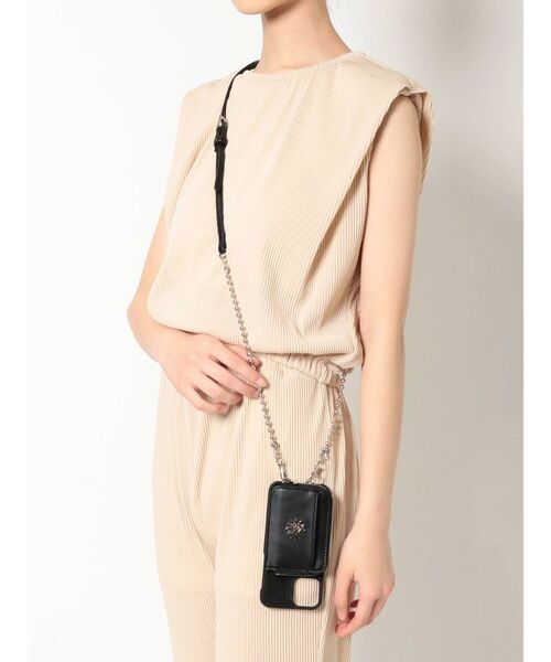 EVRIS（エヴリス）の「ボールチェーンiPhone12/12Proケース（スマホケース/カバー・レディース・ブラック/ブラウン・FREE）」の22枚目の写真