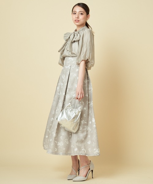 ROYAL PARTY（ロイヤルパーティー）の「シュースリーブリボンブラウス（シャツ/ブラウス・レディース・ブラック/グレー/ピンク・FREE）」の15枚目の写真