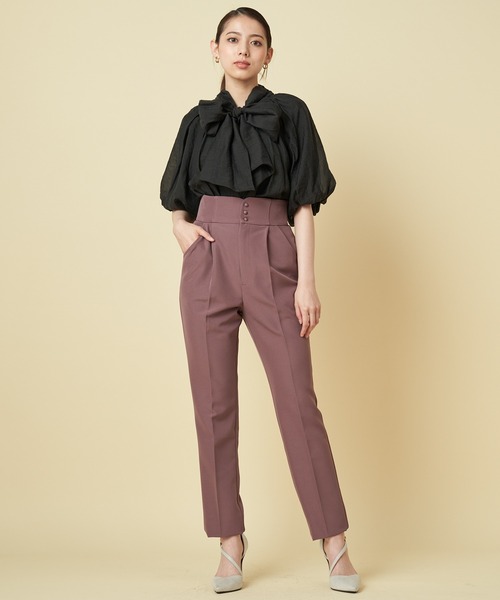 ROYAL PARTY（ロイヤルパーティー）の「シュースリーブリボンブラウス（シャツ/ブラウス・レディース・ブラック/グレー/ピンク・FREE）」の13枚目の写真