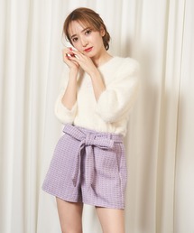 キラキラツィードショートパンツ