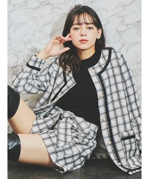 MIIA | キラキラツィードショートパンツ(その他パンツ)