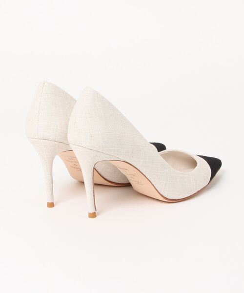 LA BELLE ETUDE（ラベルエチュード）の「【TSURU by Mariko Oikawa】 Imelda（パンプス・レディース・アイボリー/ブラック・LL/L/M）」の3枚目の写真