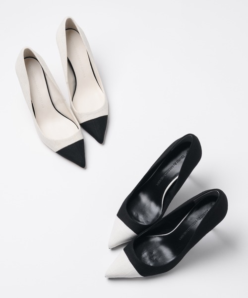 LA BELLE ETUDE（ラベルエチュード）の「【TSURU by Mariko Oikawa】 Imelda（パンプス・レディース・アイボリー/ブラック・LL/L/M）」の9枚目の写真