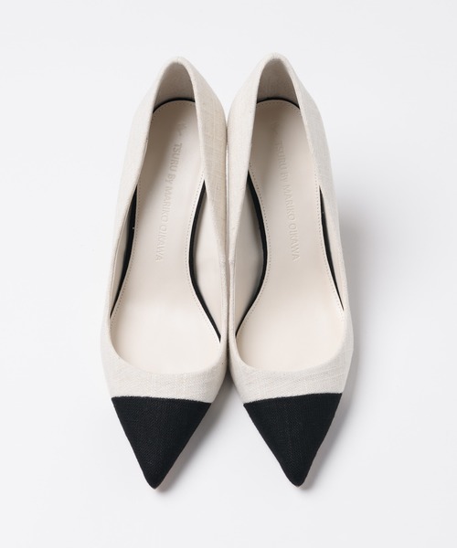 LA BELLE ETUDE（ラベルエチュード）の「【TSURU by Mariko Oikawa】 Imelda（パンプス・レディース・アイボリー/ブラック・LL/L/M）」の10枚目の写真