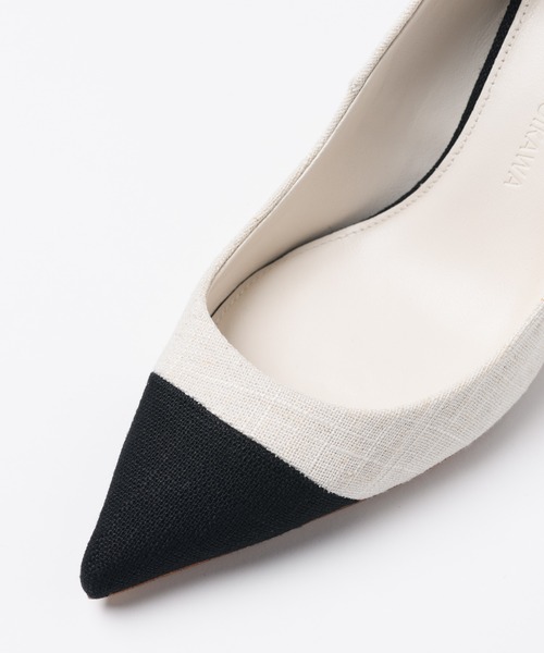 LA BELLE ETUDE（ラベルエチュード）の「【TSURU by Mariko Oikawa】 Imelda（パンプス・レディース・アイボリー/ブラック・LL/L/M）」の13枚目の写真