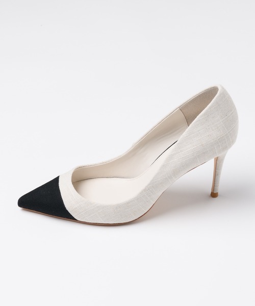 LA BELLE ETUDE（ラベルエチュード）の「【TSURU by Mariko Oikawa】 Imelda（パンプス・レディース・アイボリー/ブラック・LL/L/M）」の17枚目の写真