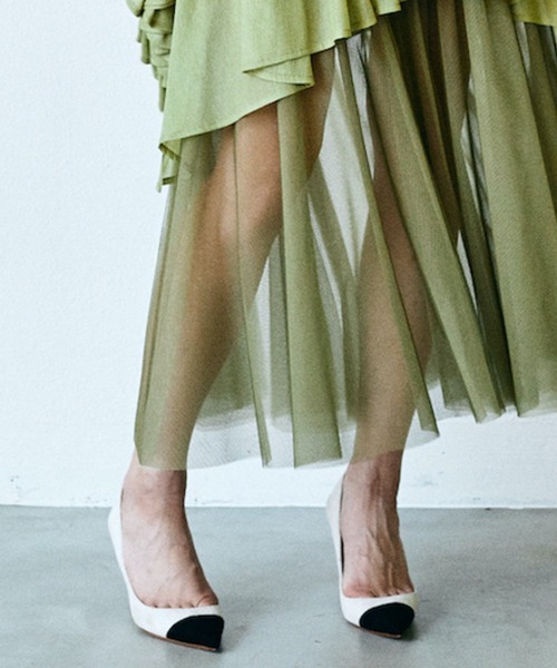 LA BELLE ETUDE（ラベルエチュード）の「【TSURU by Mariko Oikawa】 Imelda（パンプス・レディース・アイボリー/ブラック・LL/L/M）」の7枚目の写真