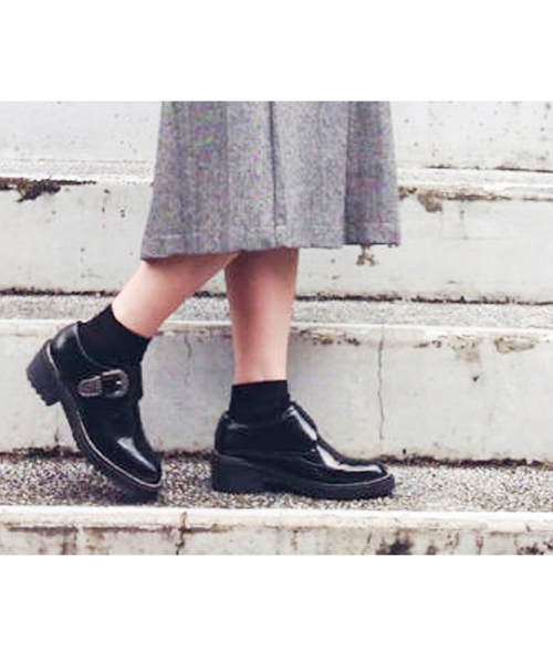 goocy（グーシー）の「ボリュームモンクシューズ（パンプス・レディース・ブラック系その他/ブラック・36/37/38）」の14枚目の写真