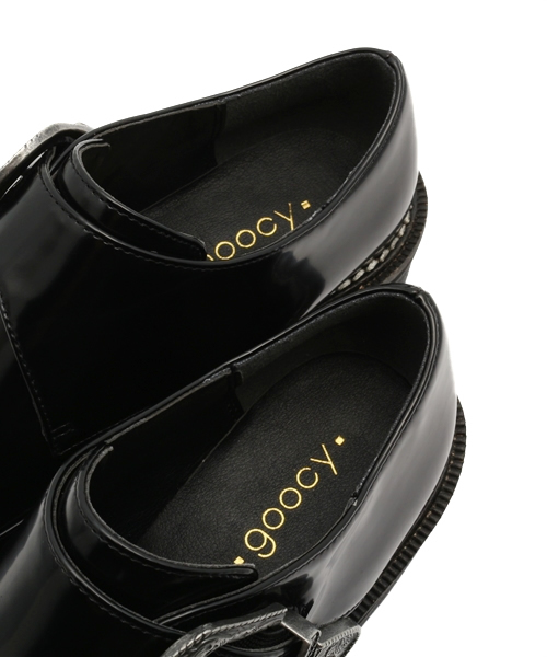 goocy（グーシー）の「ボリュームモンクシューズ（パンプス・レディース・ブラック系その他/ブラック・36/37/38）」の8枚目の写真