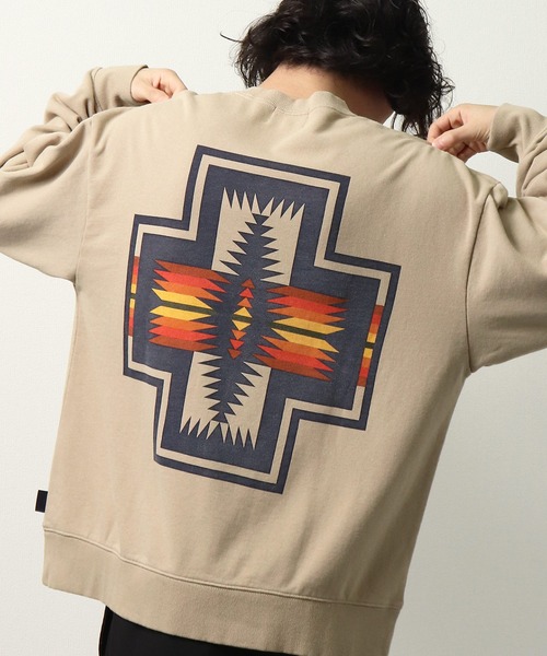PENDLETON（ペンドルトン）の「【 PENDLETON / ペンドルトン 】 UNISEX SWEAT ユニセックス バックプリント スウェット MNY（スウェット・メンズ・ブラック/ベージュ/グレイッシュベージュ・M/L/XL）」の3枚目の写真