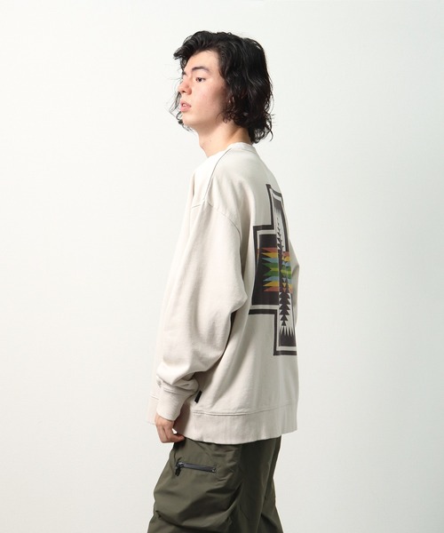 PENDLETON（ペンドルトン）の「【 PENDLETON / ペンドルトン 】 UNISEX SWEAT ユニセックス バックプリント スウェット MNY（スウェット・メンズ・ブラック/ベージュ/グレイッシュベージュ・M/L/XL）」の6枚目の写真
