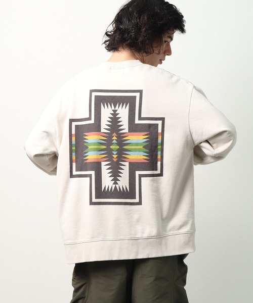 PENDLETON（ペンドルトン）の「【 PENDLETON / ペンドルトン 】 UNISEX SWEAT ユニセックス バックプリント スウェット MNY（スウェット・メンズ・ブラック/ベージュ/グレイッシュベージュ・M/L/XL）」の12枚目の写真