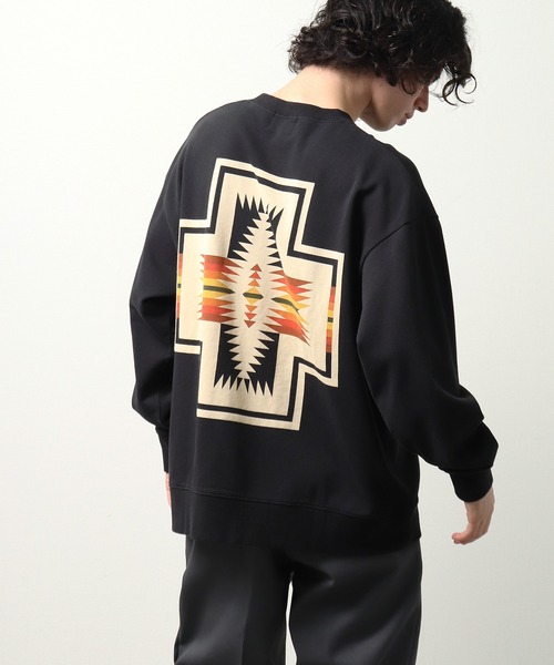 PENDLETON（ペンドルトン）の「【 PENDLETON / ペンドルトン 】 UNISEX SWEAT ユニセックス バックプリント スウェット MNY（スウェット・メンズ・ブラック/ベージュ/グレイッシュベージュ・M/L/XL）」の7枚目の写真