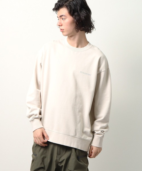 PENDLETON（ペンドルトン）の「【 PENDLETON / ペンドルトン 】 UNISEX SWEAT ユニセックス バックプリント スウェット MNY（スウェット・メンズ・ブラック/ベージュ/グレイッシュベージュ・M/L/XL）」の11枚目の写真