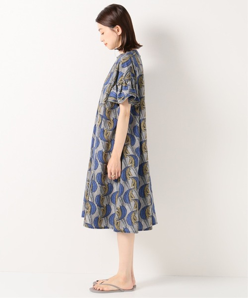 IENA（イエナ）の「エミカルミニワンピース◆（ワンピース・レディース・カーキ/ブルー系その他・38/36）」の8枚目の写真