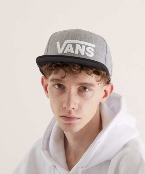 US VANS(ユーエスヴァンズ)の「【VANS】VANS DROP V Ⅱ SNAPBACK CAP(BEY)(キャップ・メンズ・ブラック×ホワイト/グレー系その他・FREE)」の3枚目の写真