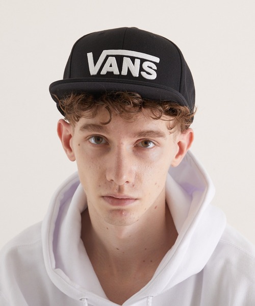 US VANS(ユーエスヴァンズ)の「【VANS】VANS DROP V Ⅱ SNAPBACK CAP(BEY)(キャップ・メンズ・ブラック×ホワイト/グレー系その他・FREE)」の8枚目の写真