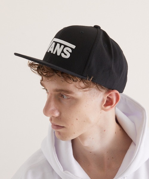 US VANS(ユーエスヴァンズ)の「【VANS】VANS DROP V Ⅱ SNAPBACK CAP(BEY)(キャップ・メンズ・ブラック×ホワイト/グレー系その他・FREE)」の7枚目の写真