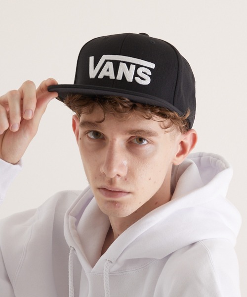 US VANS(ユーエスヴァンズ)の「【VANS】VANS DROP V Ⅱ SNAPBACK CAP(BEY)(キャップ・メンズ・ブラック×ホワイト/グレー系その他・FREE)」の9枚目の写真