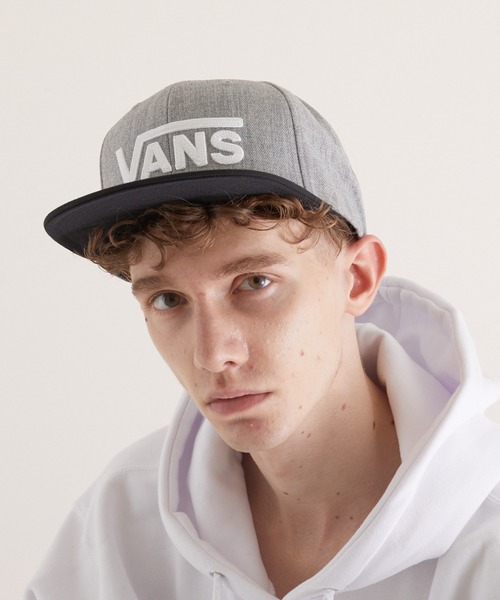 US VANS(ユーエスヴァンズ)の「【VANS】VANS DROP V Ⅱ SNAPBACK CAP(BEY)(キャップ・メンズ・ブラック×ホワイト/グレー系その他・FREE)」の6枚目の写真