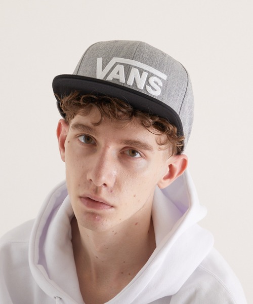 US VANS(ユーエスヴァンズ)の「【VANS】VANS DROP V Ⅱ SNAPBACK CAP(BEY)(キャップ・メンズ・ブラック×ホワイト/グレー系その他・FREE)」の5枚目の写真