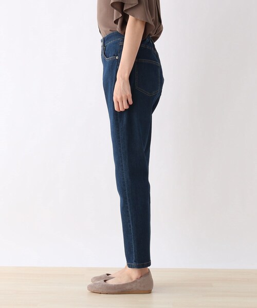 SHOO・LA・RUE（シューラルー）の「◆【S-3L/標準丈/3Dスキャン】スラウチーテーパードパンツ（その他パンツ・レディース・ダークネイビー/ベージュ/ブルー/オリーブ/サンドベージュ/ブラック・02/04/05/03/01）」の12枚目の写真