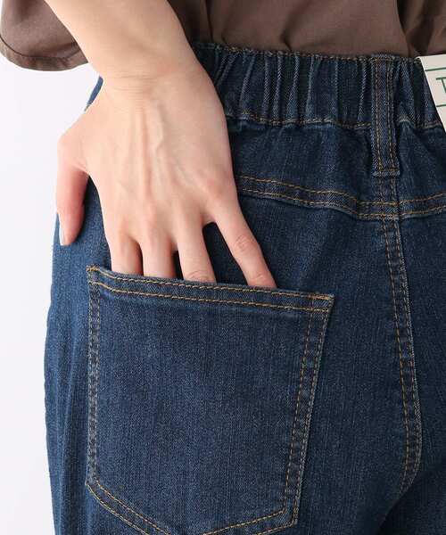 SHOO・LA・RUE（シューラルー）の「◆【S-3L/標準丈/3Dスキャン】スラウチーテーパードパンツ（その他パンツ・レディース・ダークネイビー/ベージュ/ブルー/オリーブ/サンドベージュ/ブラック・02/04/05/03/01）」の13枚目の写真