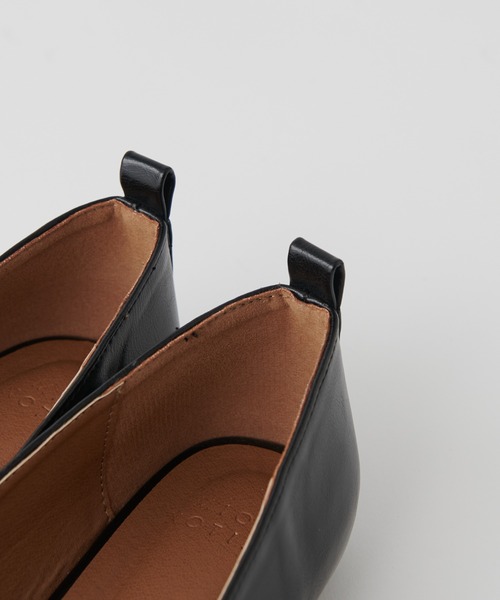 un dix cors（アンディコール）の「mionotis(ミオノティス)　スクエアトゥフラットパンプス（パンプス・レディース・ブラウン/ブラック/ホワイト系その他・37/36/38）」の10枚目の写真