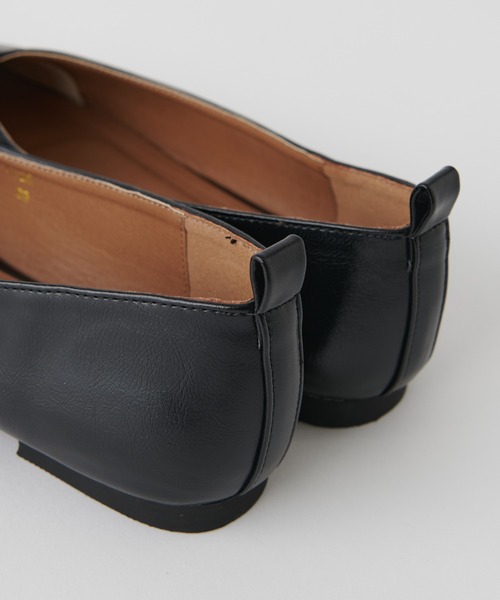 un dix cors（アンディコール）の「mionotis(ミオノティス)　スクエアトゥフラットパンプス（パンプス・レディース・ブラウン/ブラック/ホワイト系その他・37/36/38）」の13枚目の写真