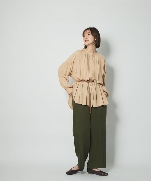 un dix cors（アンディコール）の「mionotis(ミオノティス)　スクエアトゥフラットパンプス（パンプス・レディース・ブラウン/ブラック/ホワイト系その他・37/36/38）」の19枚目の写真