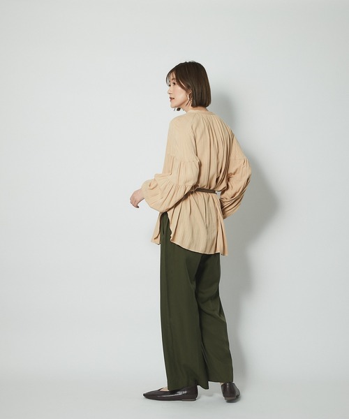 un dix cors（アンディコール）の「mionotis(ミオノティス)　スクエアトゥフラットパンプス（パンプス・レディース・ブラウン/ブラック/ホワイト系その他・37/36/38）」の21枚目の写真