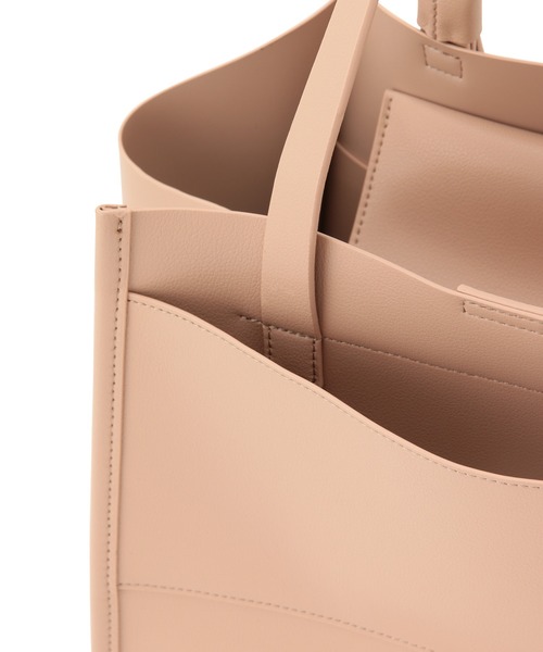 ROPE' PICNIC（ロペピクニック）の「【軽量】フラットリボンハンドルA4トートバッグ（トートバッグ・レディース・ブラック/キャメル/ピンク系その他2・FREE）」の12枚目の写真